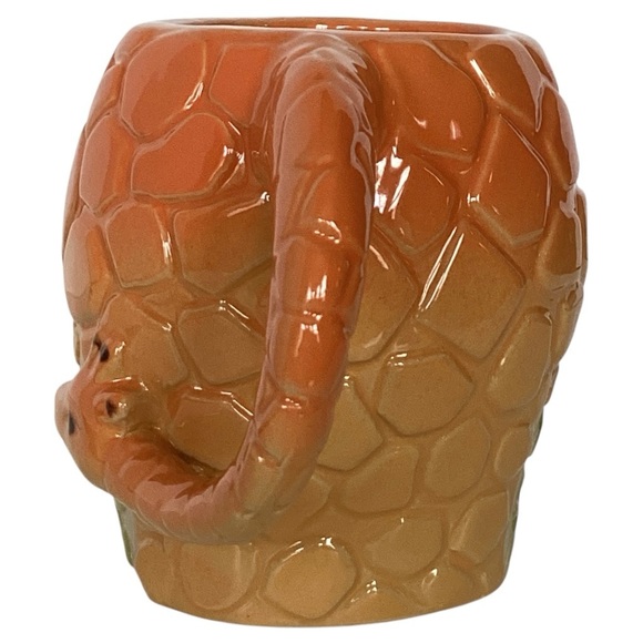 Boston Warehouse 3D Figural Novelty Giraffe Stoneware Coffee Mug Orange Yellow - Picture 4 of 12